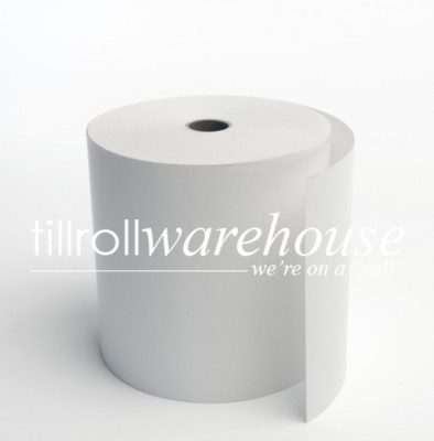 Till Rolls 44 x 80 x 17.5mm Core Plain Single Ply  Boxed 40s - 012