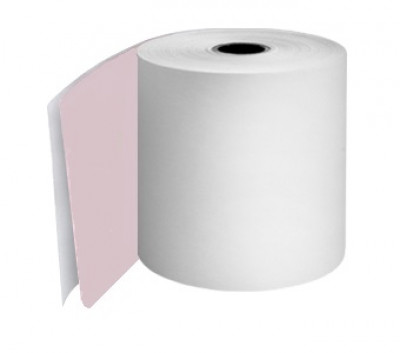 114 x 80 x 12.7mm Core 2 Ply Rolls White/White Boxed 10s - 107